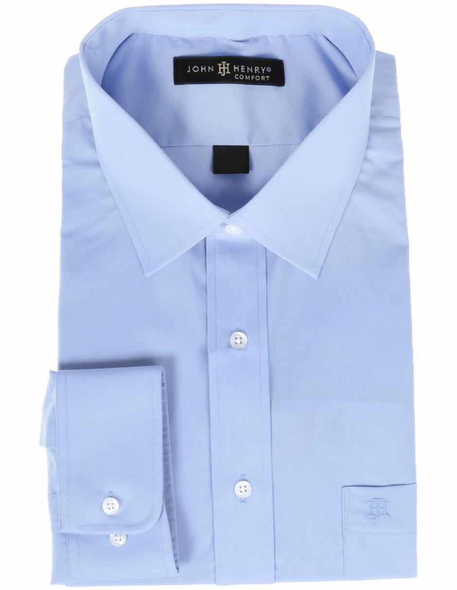 Camisa de vestir manga larga para hombre