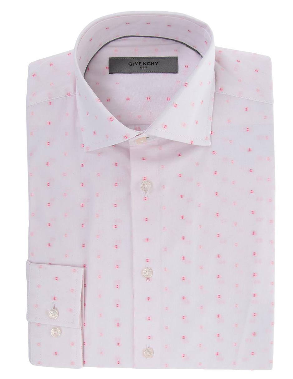 Camisa de vestir con diseño gráfico Givenchy corte slim fit cuello italiano  coral en Liverpool