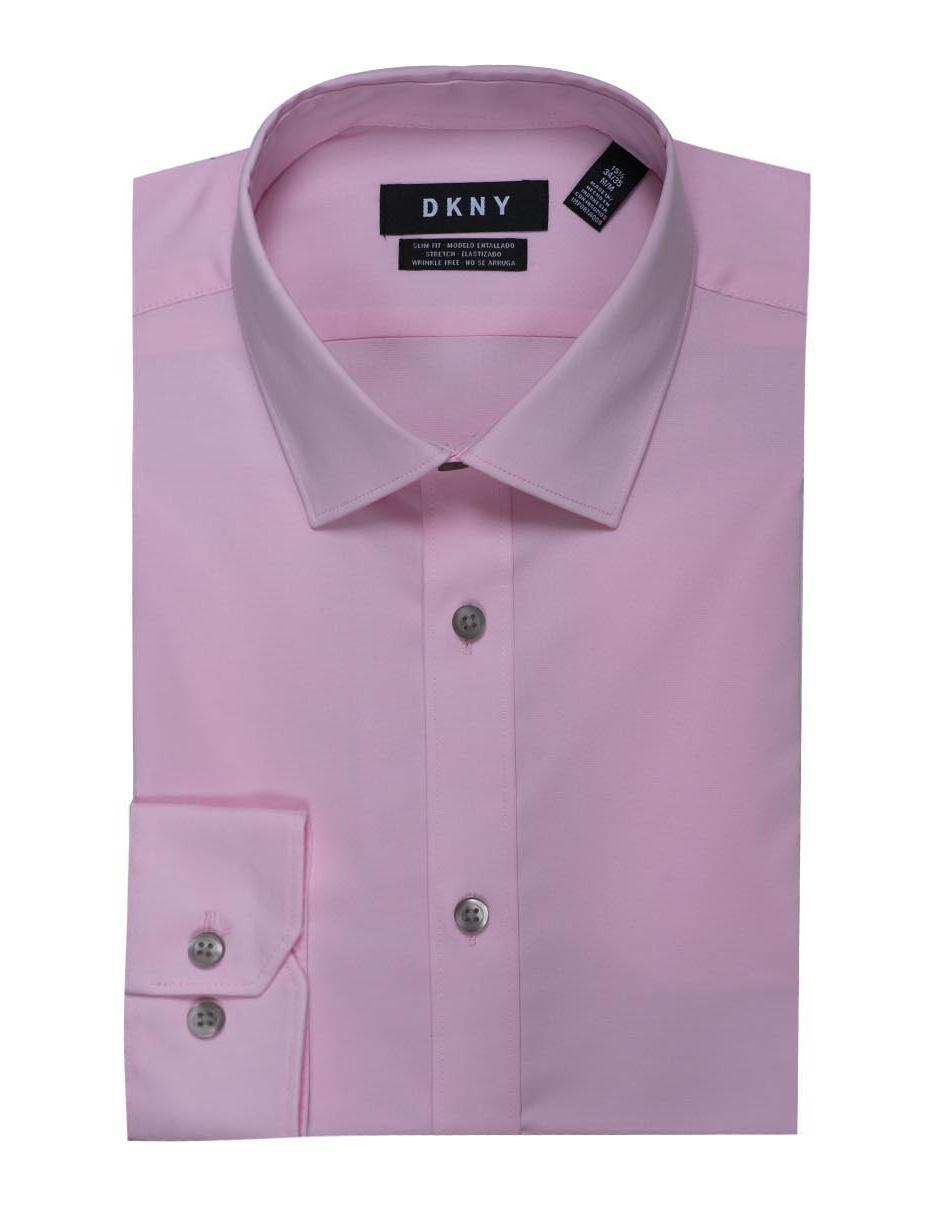Camisa de vestir DKNY C de algodón manga larga para hombre