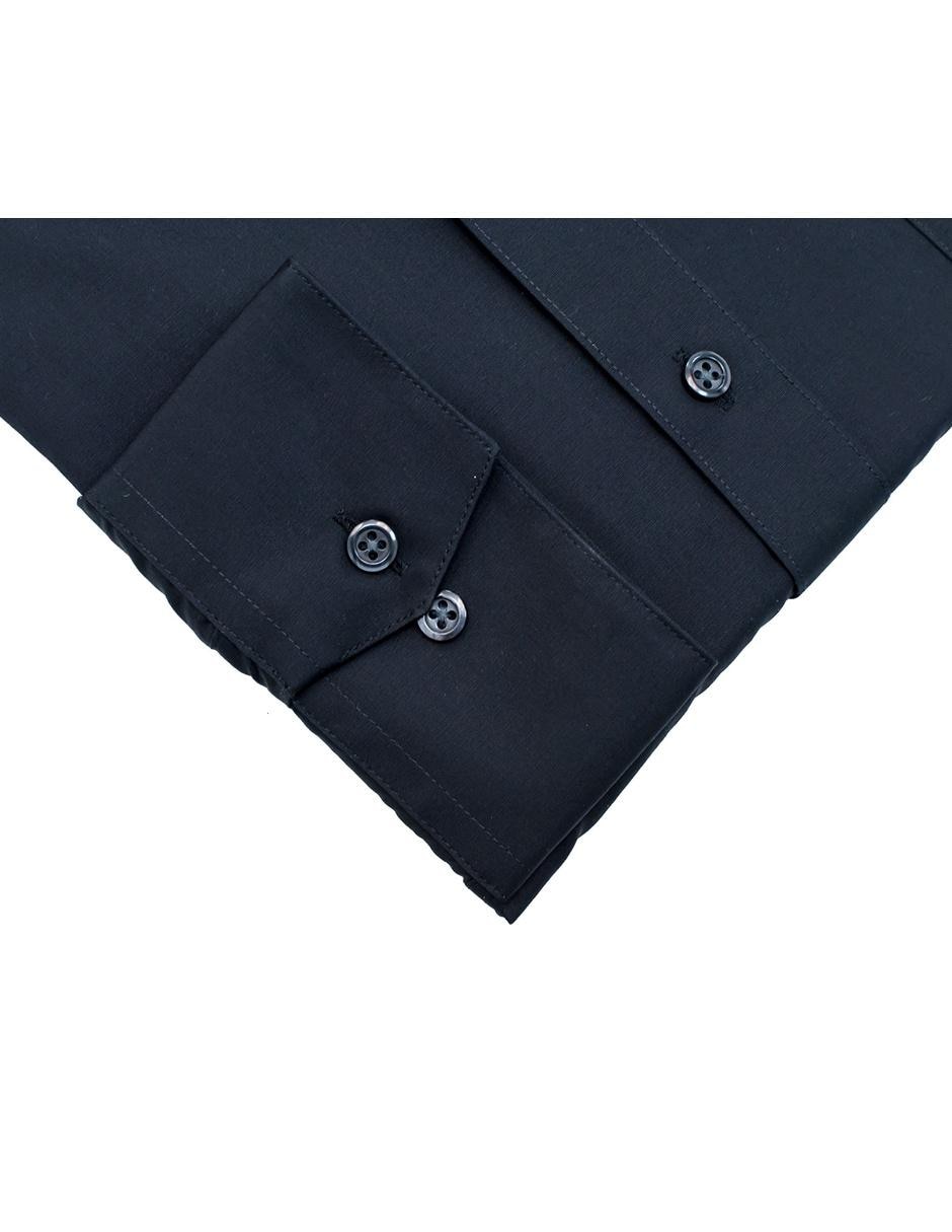 CAMISA MANCHESTER LIS, 19.5 4-5, NEGRO