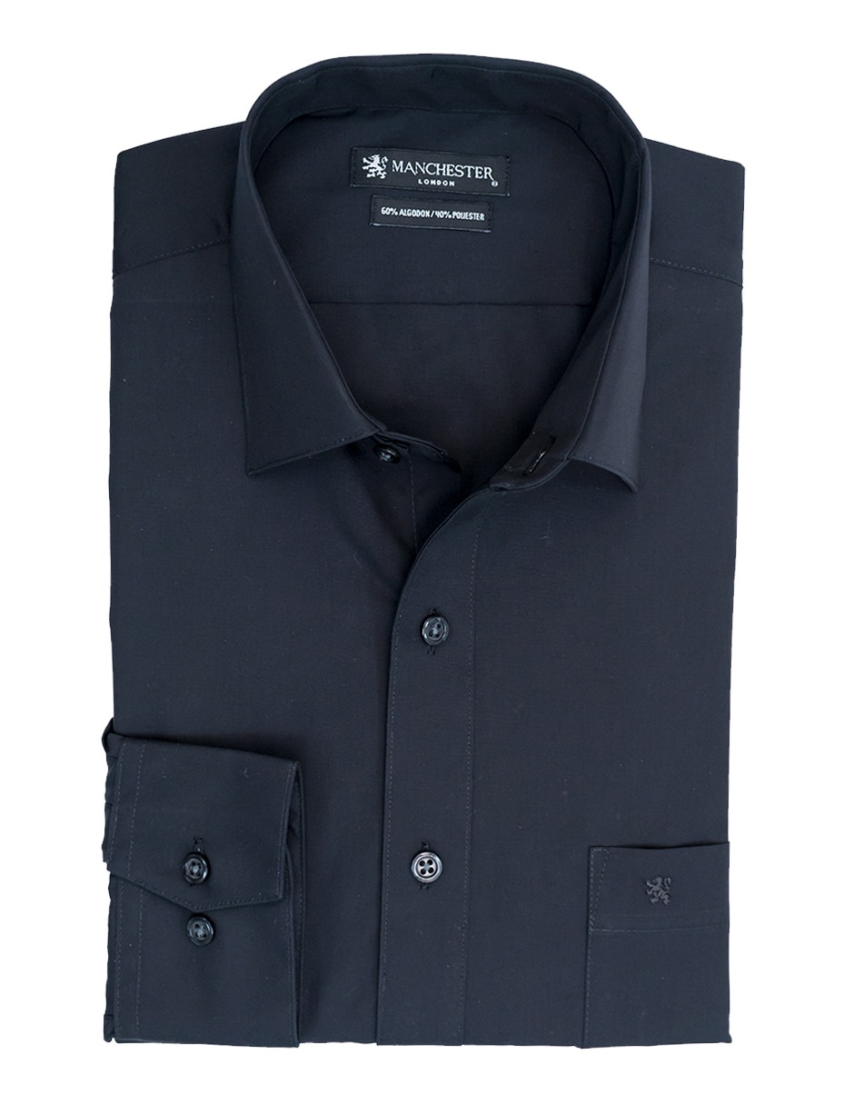 Camisa de vestir manga larga para hombre