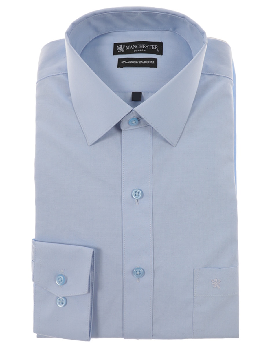 Camisa de vestir manga larga para hombre