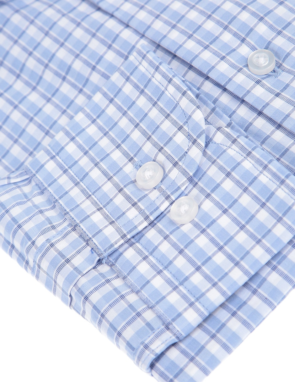 Camisa de vestir de algodón manga larga para hombre 3