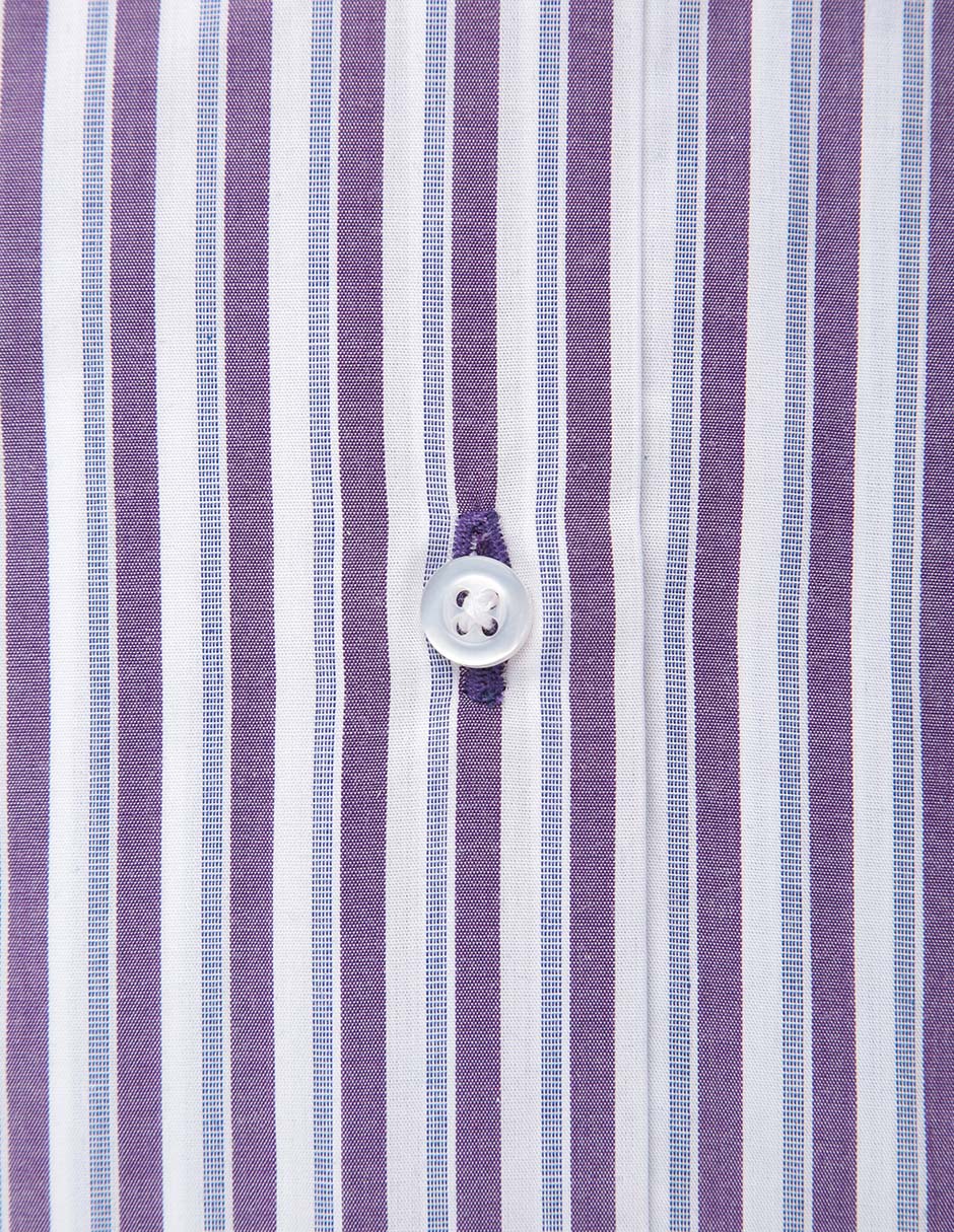 Camisa de vestir de algodón manga larga para hombre 4