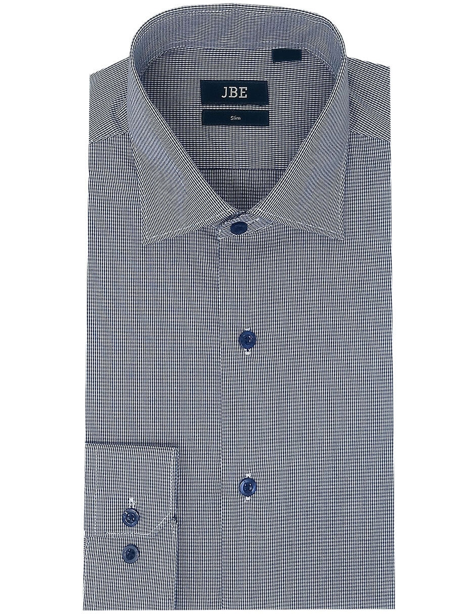 Camisa de vestir de algodón manga larga para hombre 1