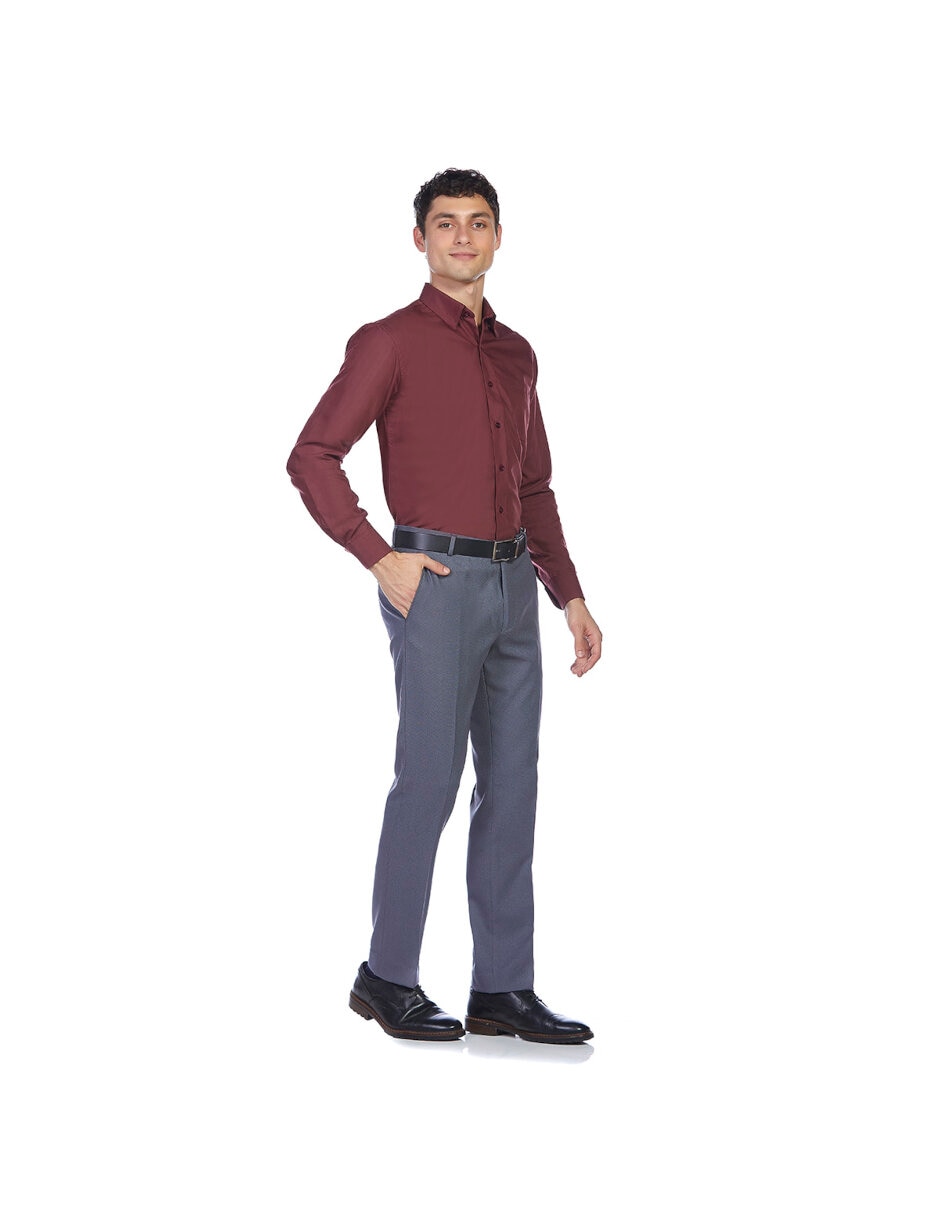 Camisa de vestir manga larga para hombre 4