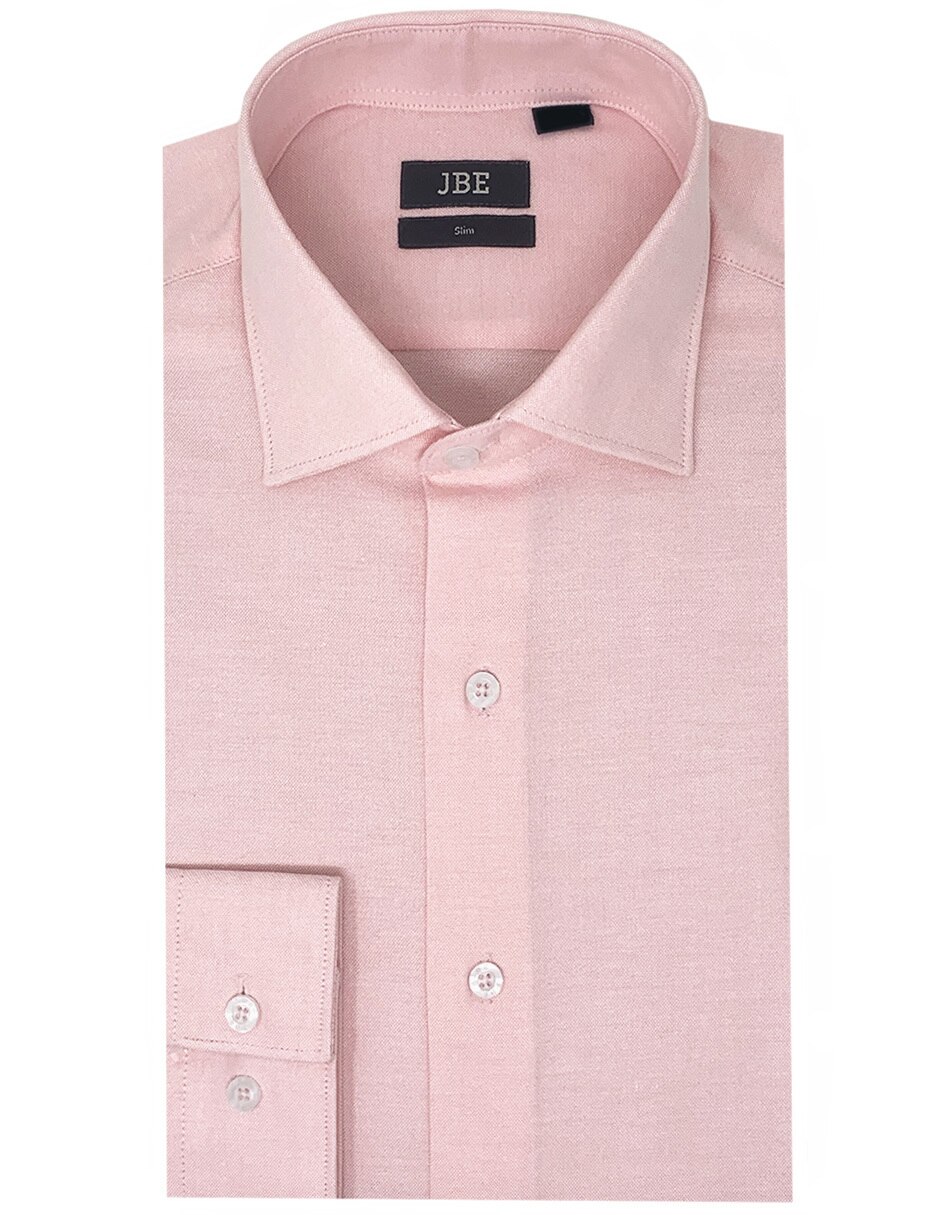 Camisa de vestir de algodón manga larga para hombre 1