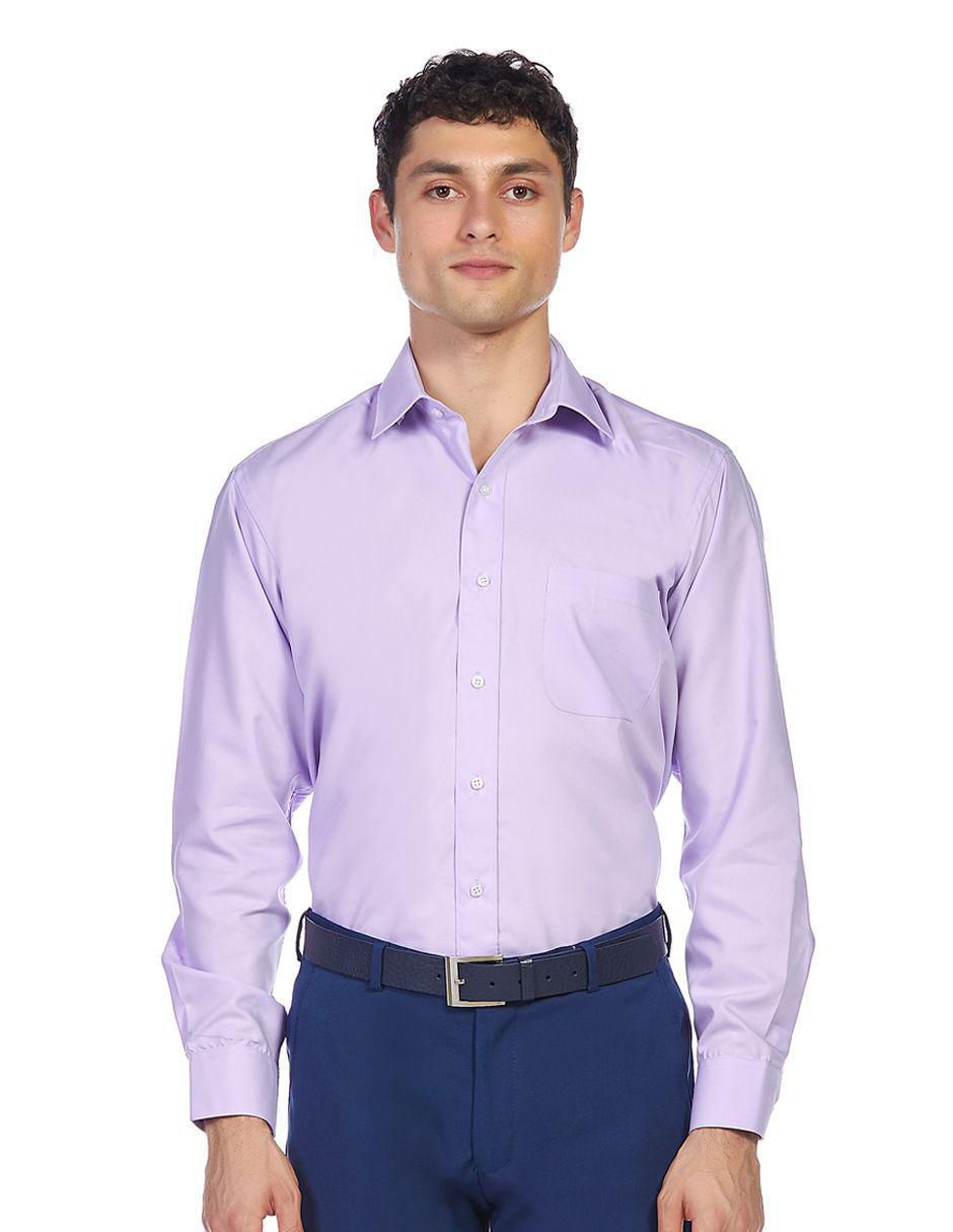 Camisa de vestir manga larga para hombre