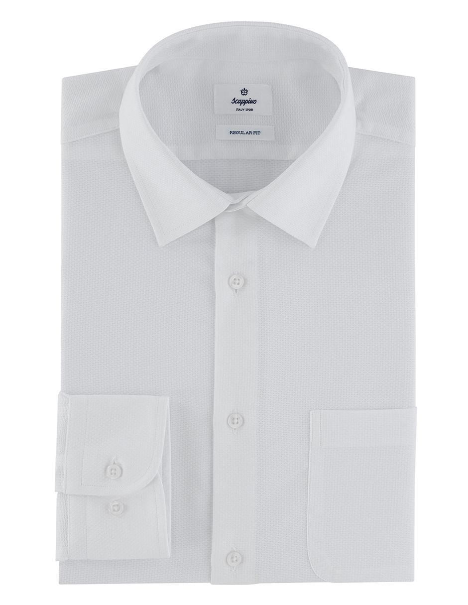 Camisa de vestir de algodón manga larga para hombre