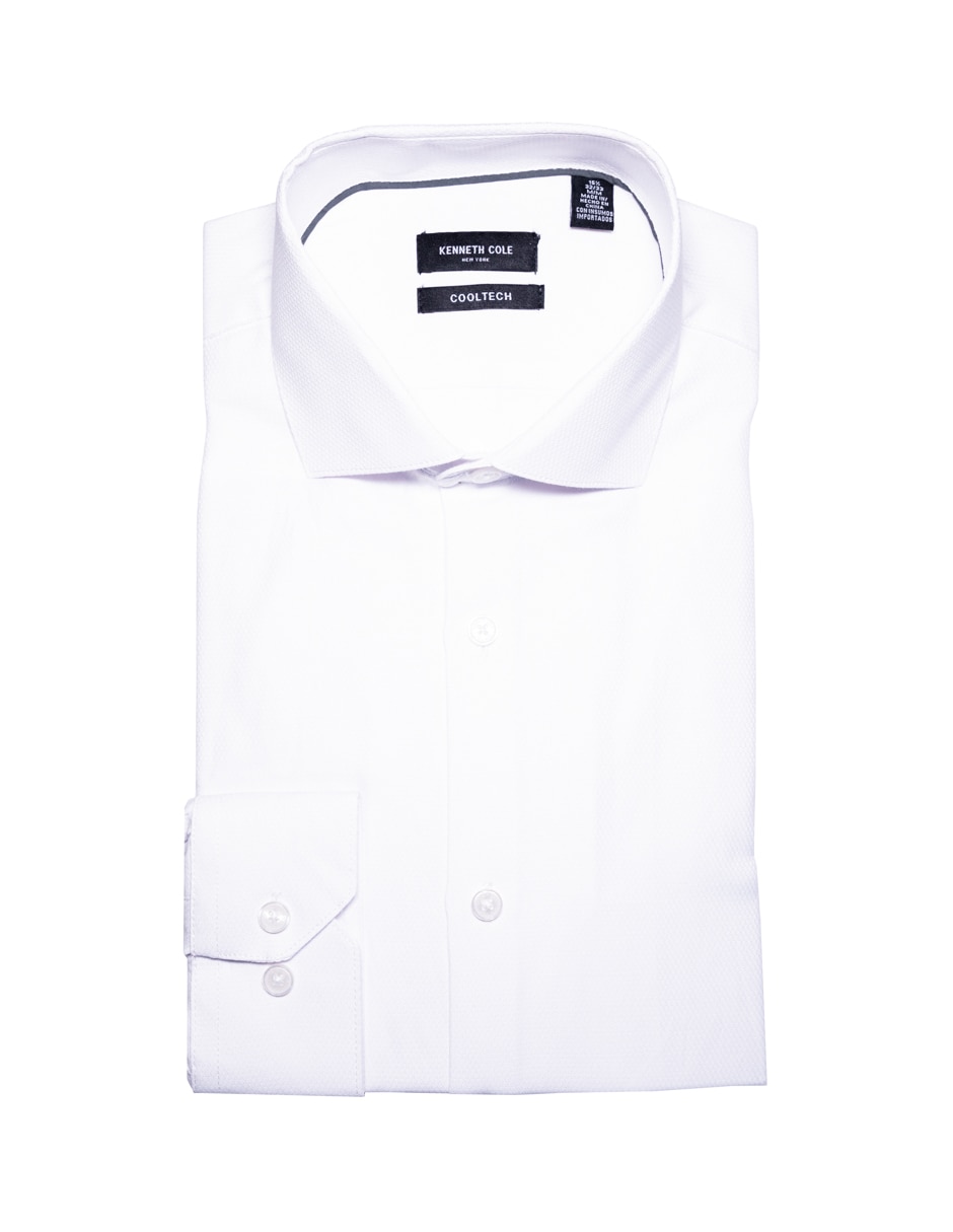 Camisa de vestir Kenneth Cole manga larga para hombre