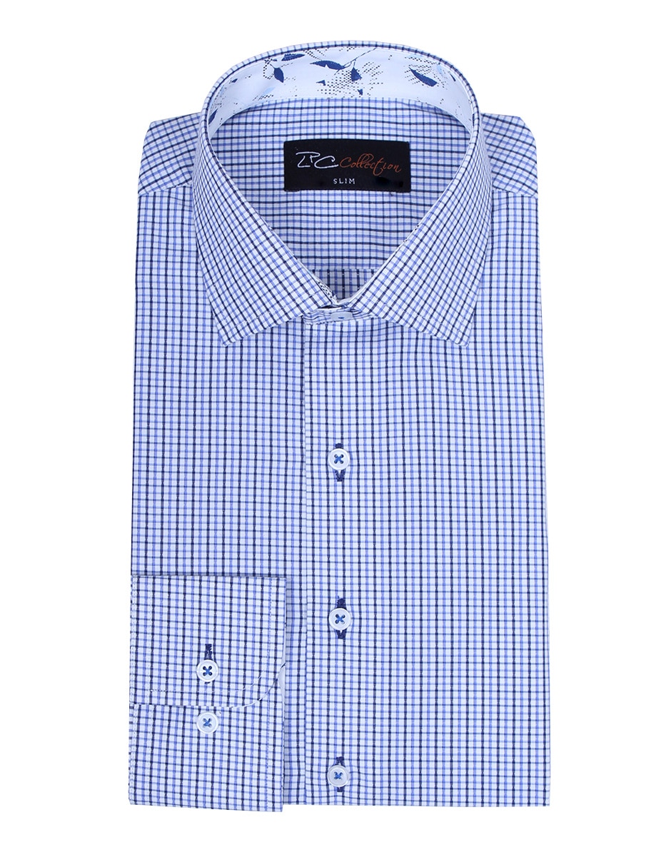 Camisa de vestir de manga larga para hombre