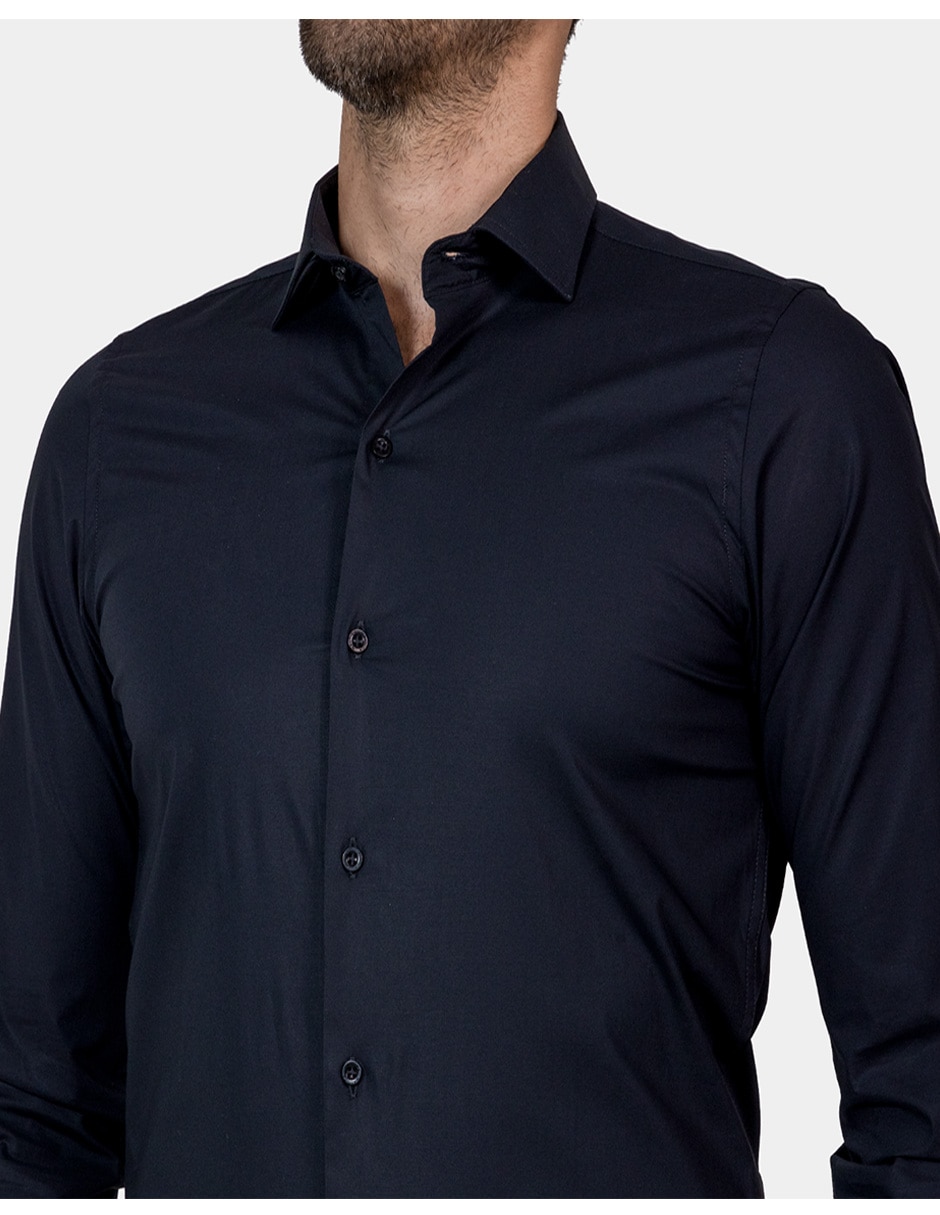 Camisa de vestir Nautica manga larga para hombre 3