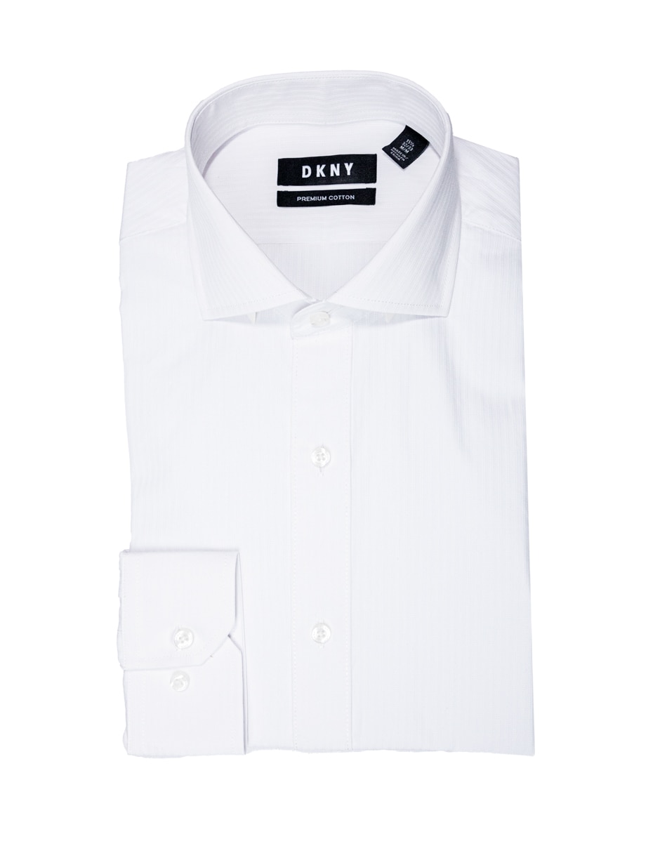 Camisa de vestir DKNY manga larga para hombre 1