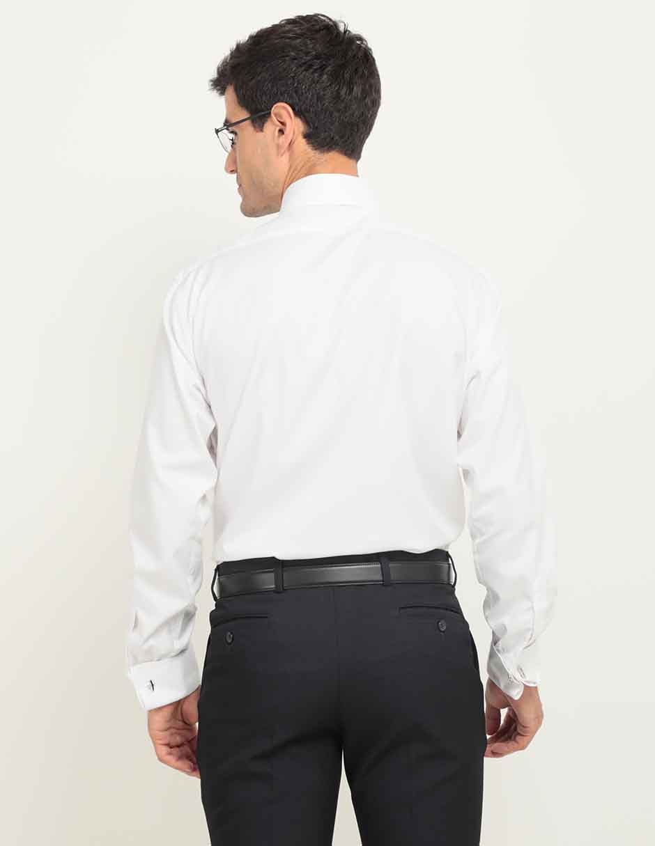 Camisa de vestir de algodón manga larga para hombre 2