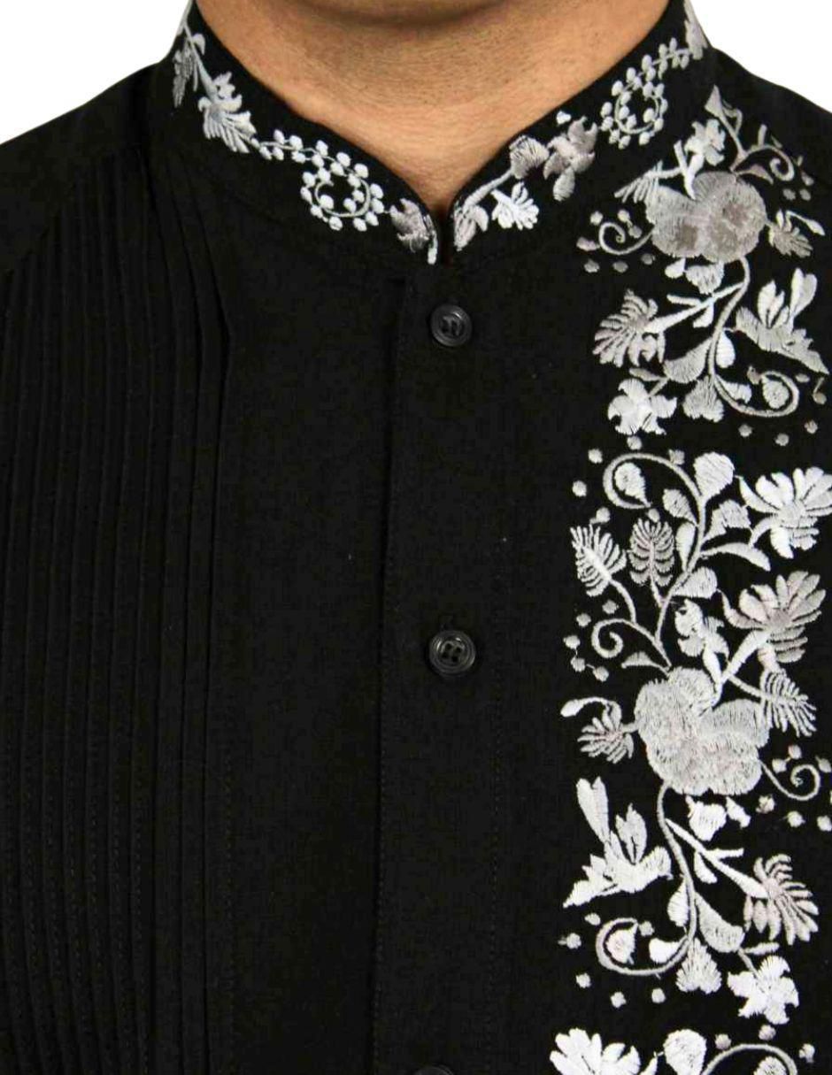 "guayabera" "manga" larga teya artesanal "para" hombre