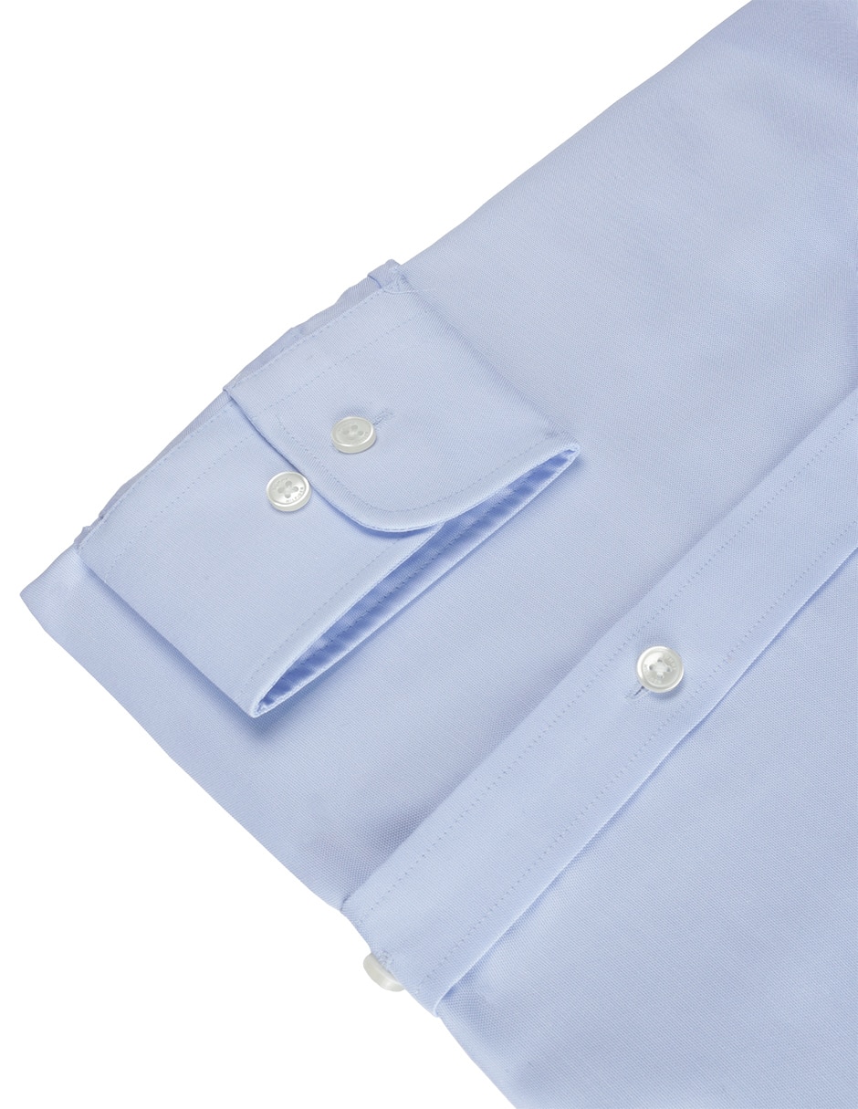 Camisa de vestir de algodón manga larga para hombre 4