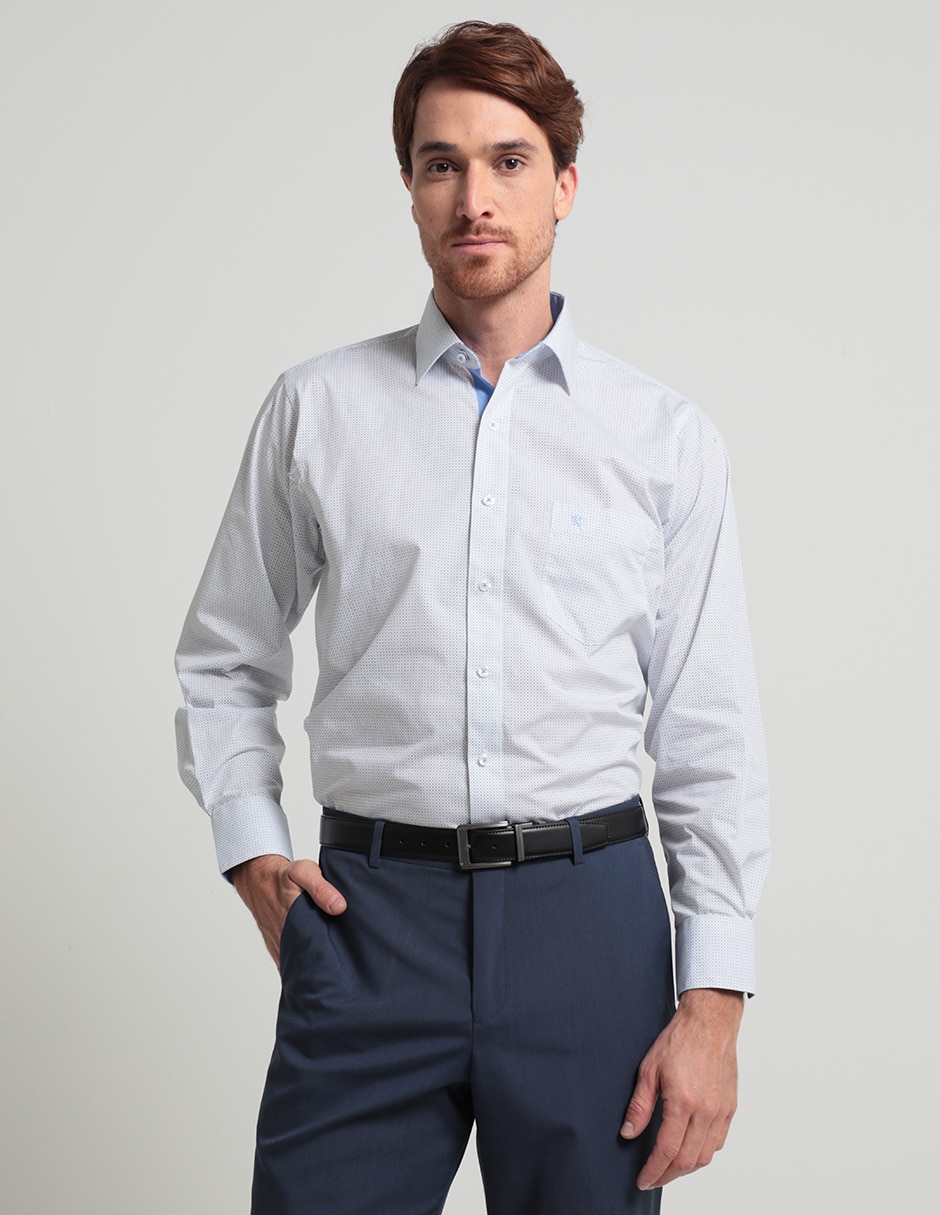 Camisa de vestir de manga larga para hombre 1