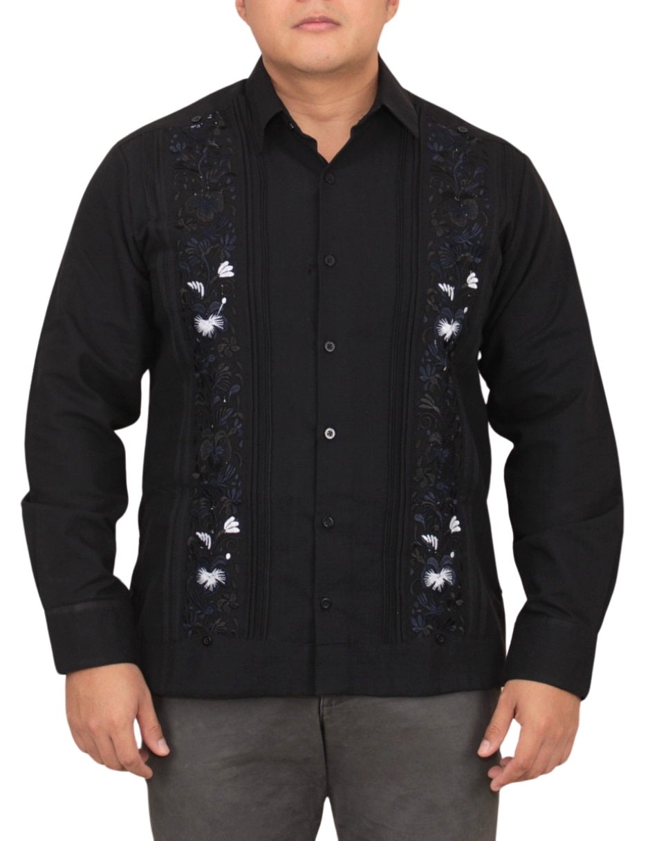 Guayabera manga larga para hombre Guayabera manga larga para hombre