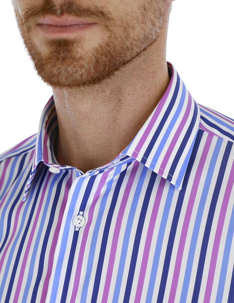 Camisa de vestir de algodón manga larga para hombre 3