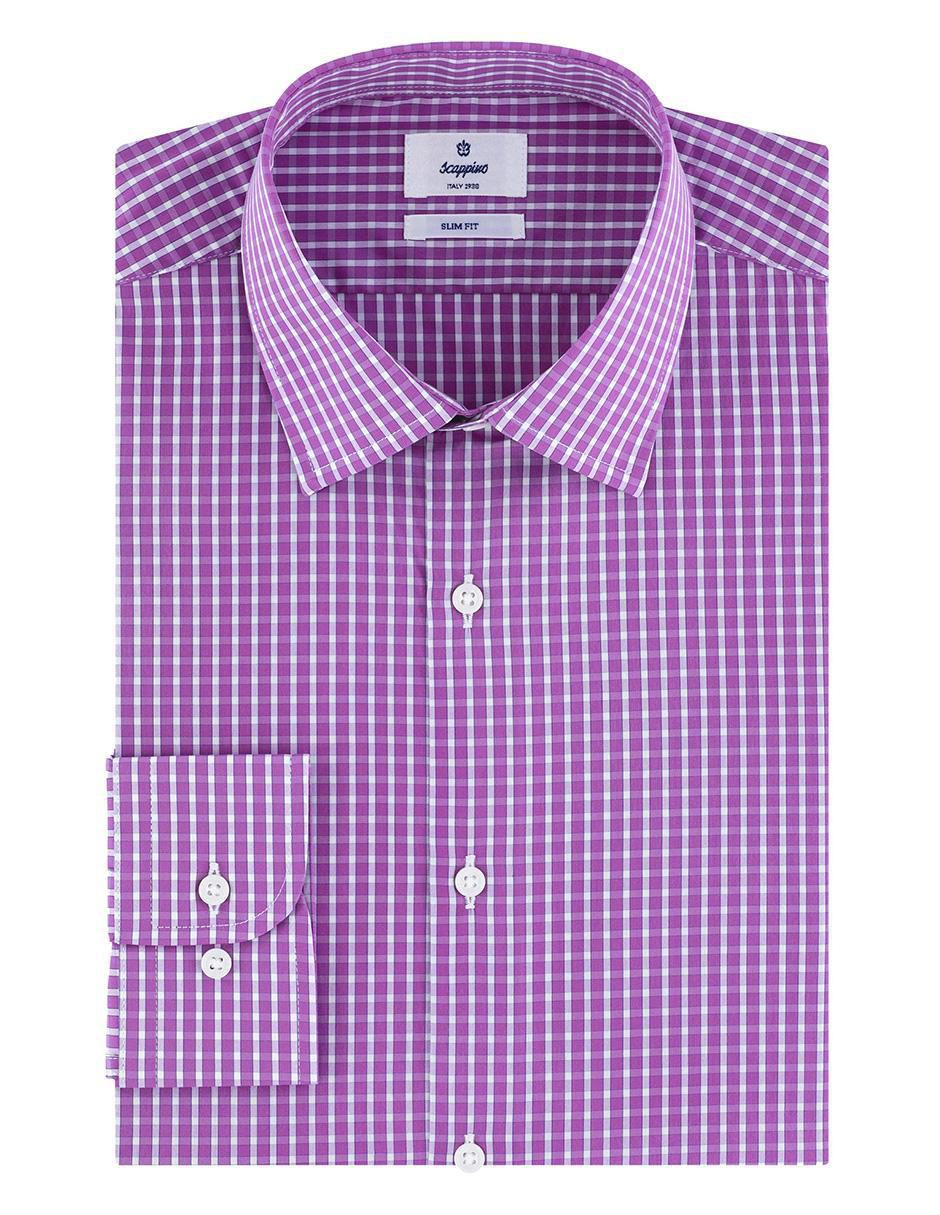 "camisa/sobrecamisa" business casual scappino "de" (si aplica) algodón "manga" larga "para hombre"