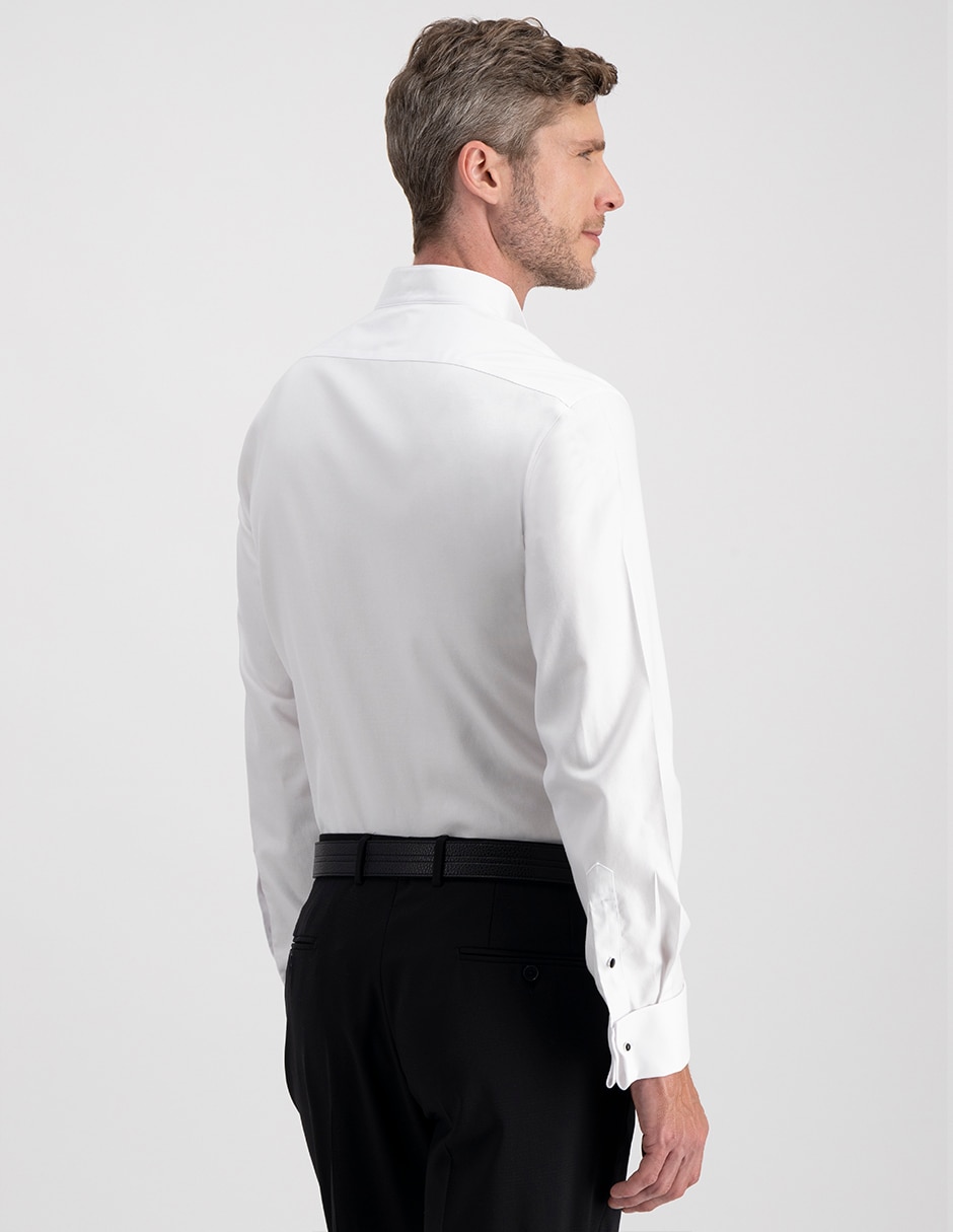 Camisa de vestir de algodón manga larga para hombre 3