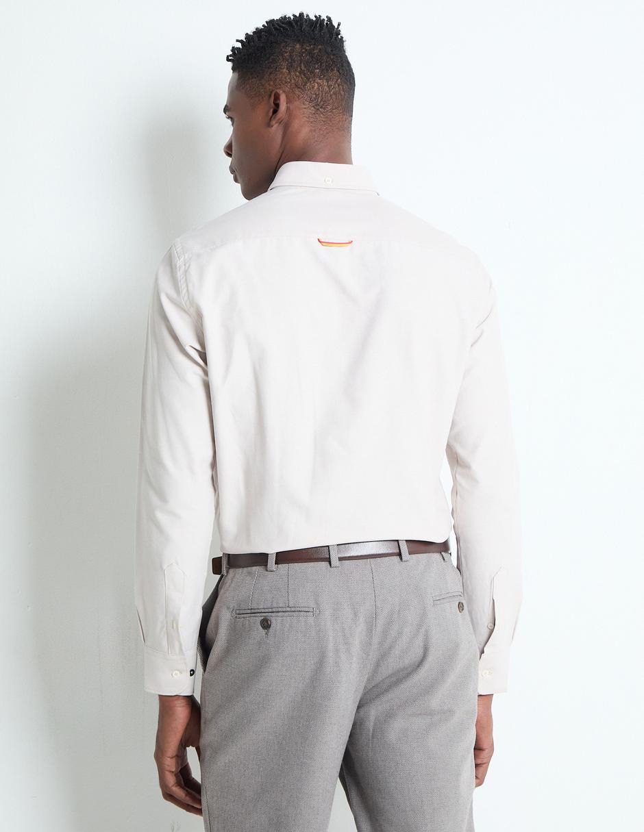 CAMISA SPORT SPAGNOLO, XL, BEIGE
