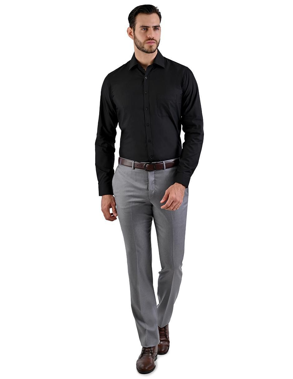 Camisa de vestir manga larga para hombre 9
