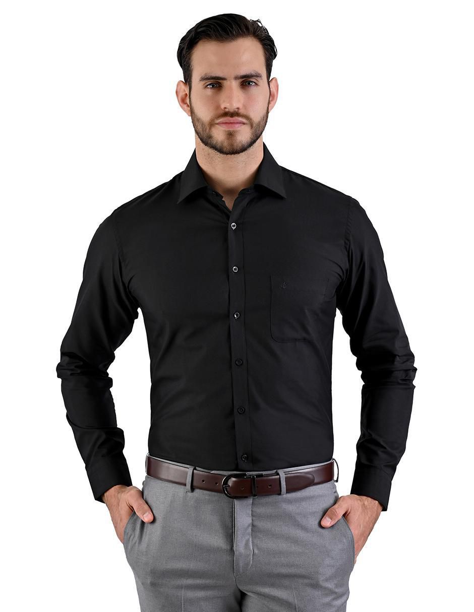 Camisa de vestir manga larga para hombre 5