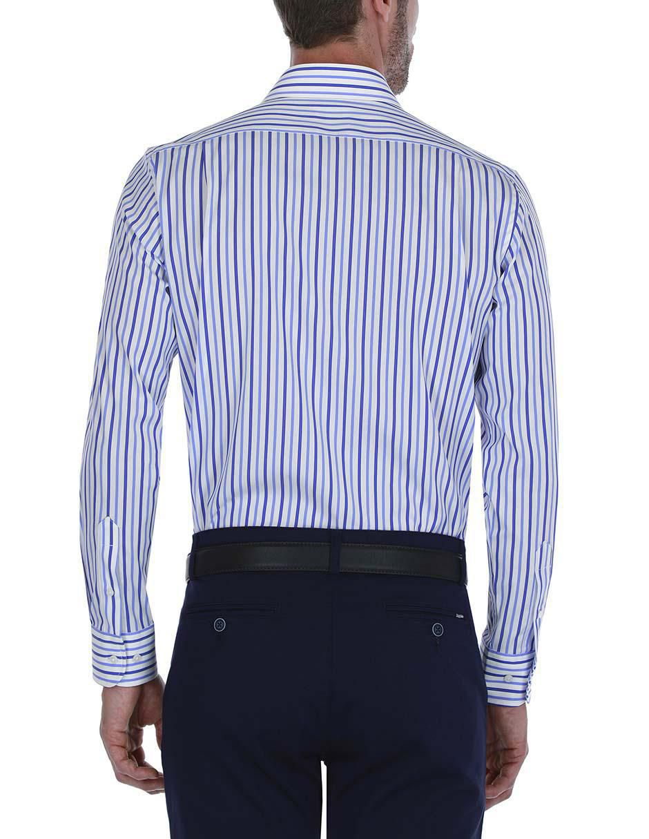 Camisa business casual de algodón manga larga para hombre 2