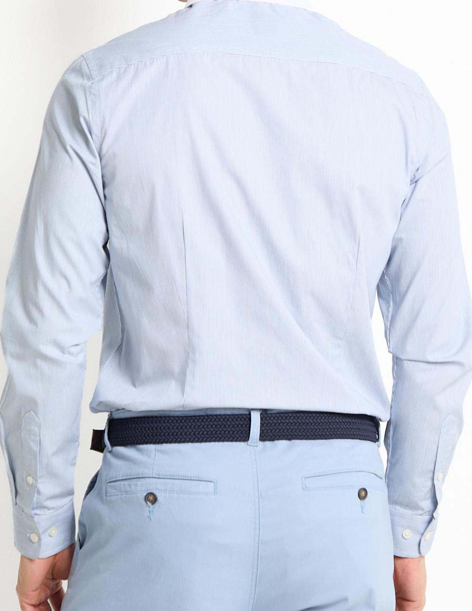 Camisa casual de algodón manga larga para hombre 2