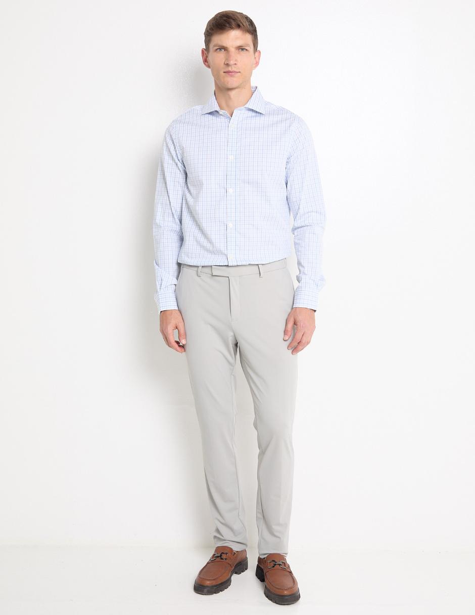 Camisa casual de algodón manga larga para hombre 3