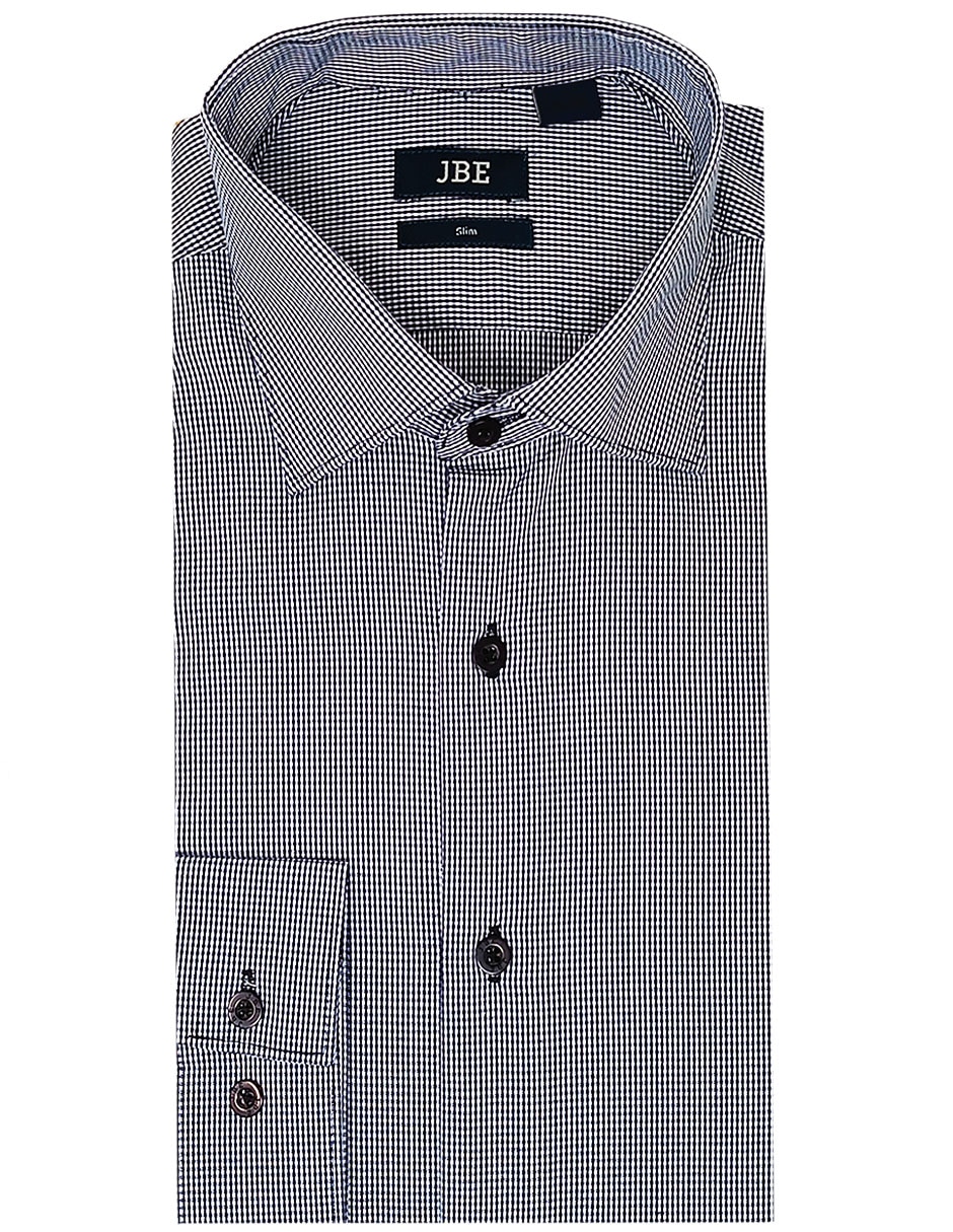Camisa de vestir de algodón manga larga para hombre 1