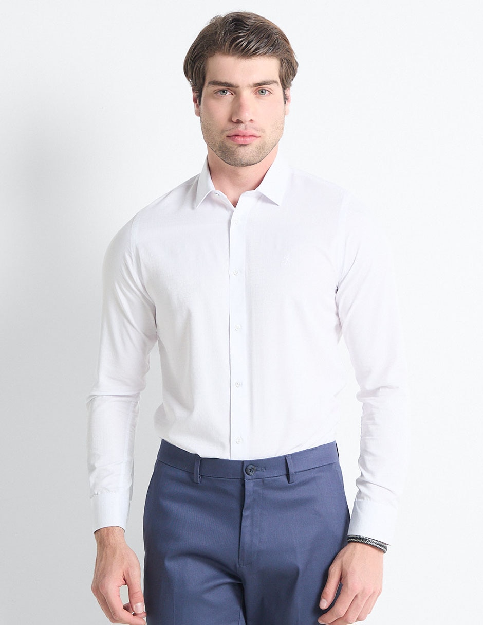 Vestir Camisa Penguin Blanca Camisa De Vestir Original Penguin De