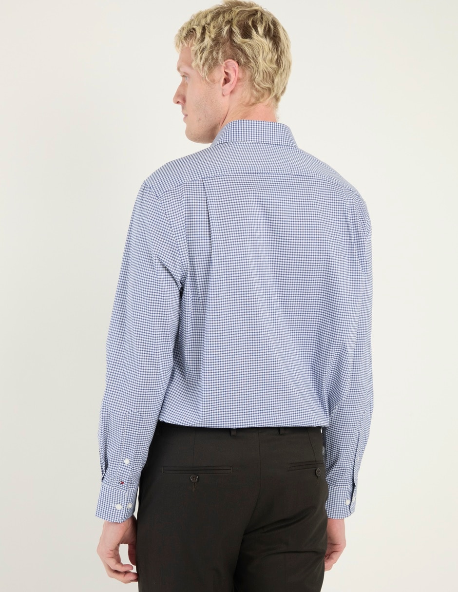 Camisa de vestir de algodón manga larga para hombre 2