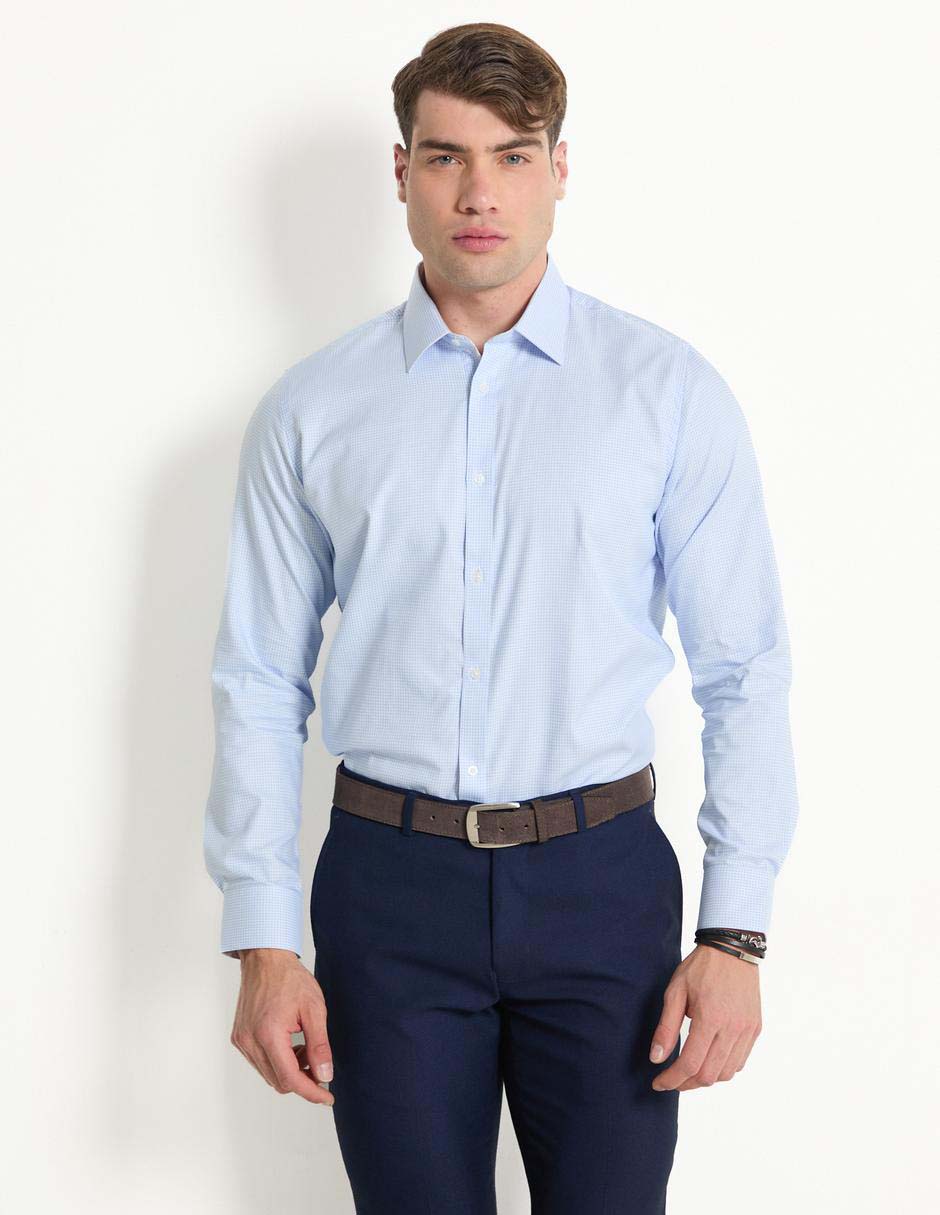 Camisa de vestir manga larga para hombre Camisa de vestir manga larga para hombre