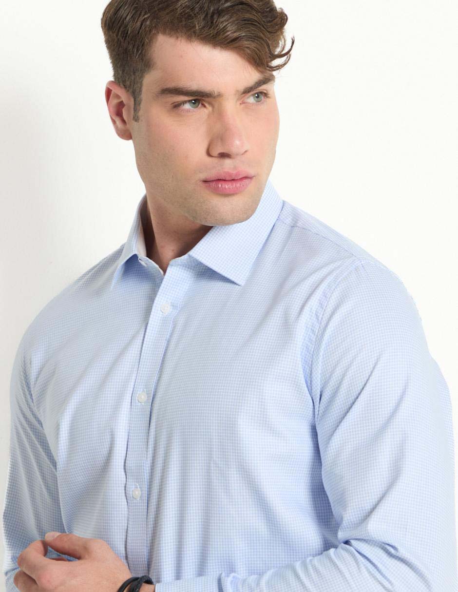 Camisa de vestir manga larga para hombre 4
