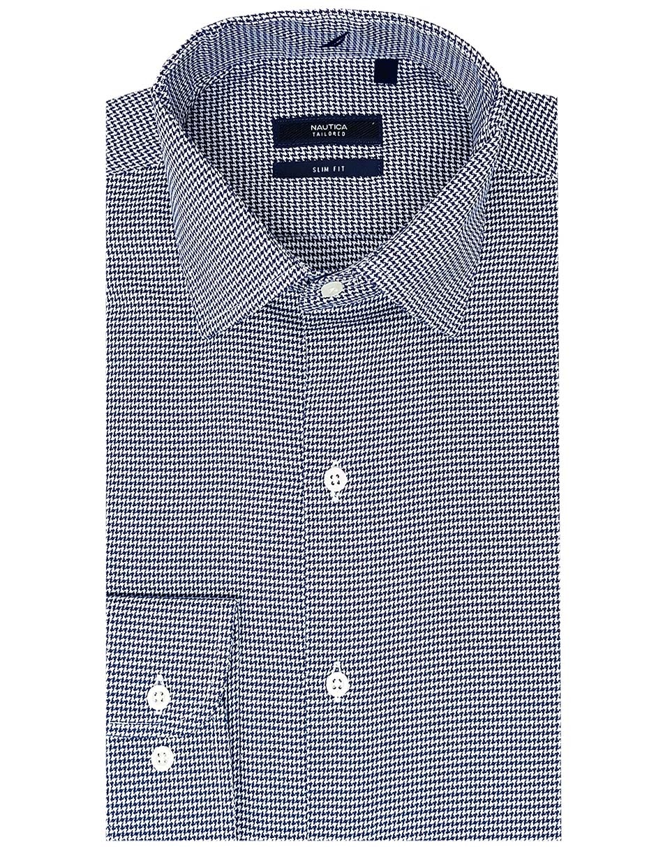 Camisa formal de algodón manga larga para hombre 1