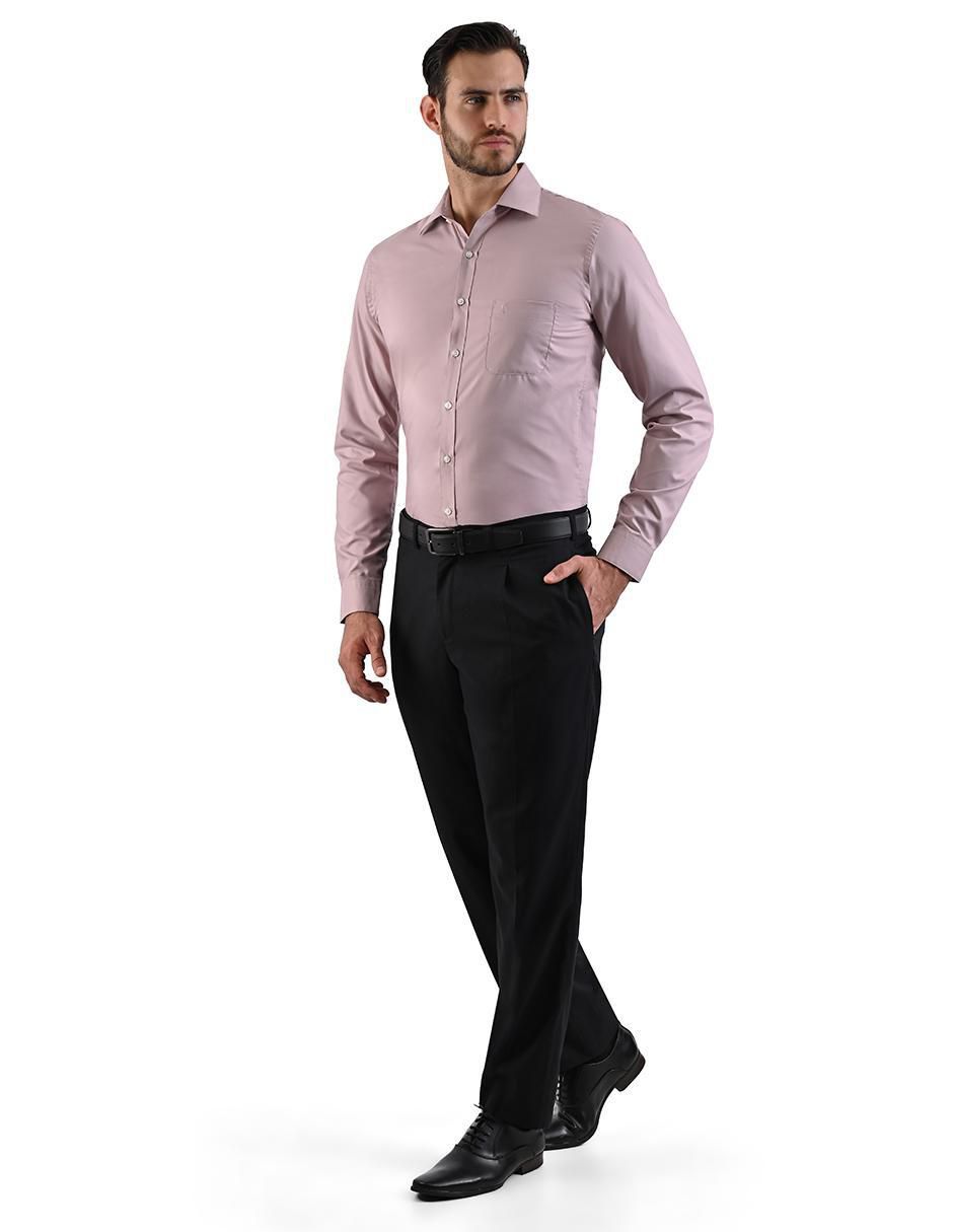 Camisa de vestir manga larga para hombre 8