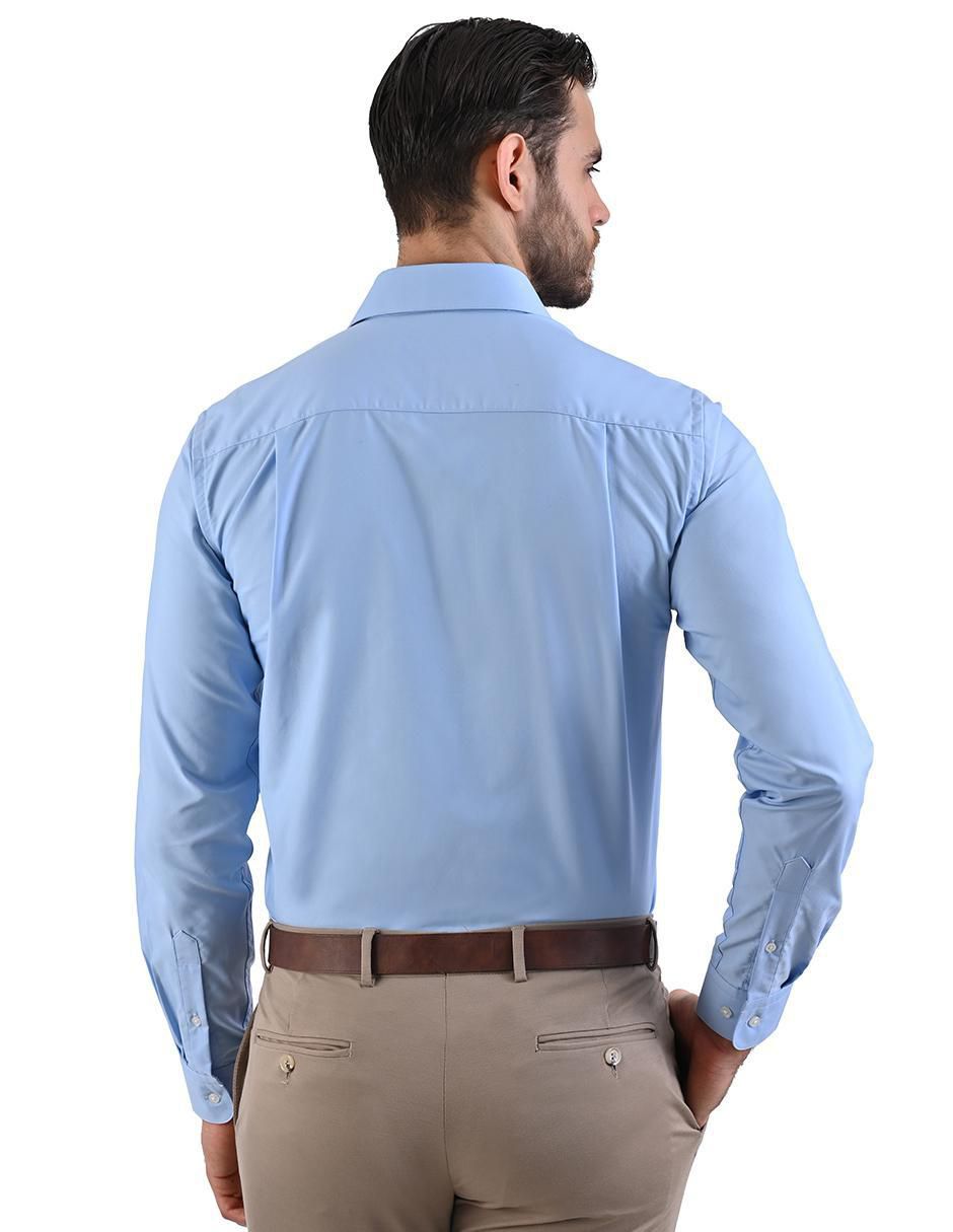 Camisa de vestir manga larga para hombre 5