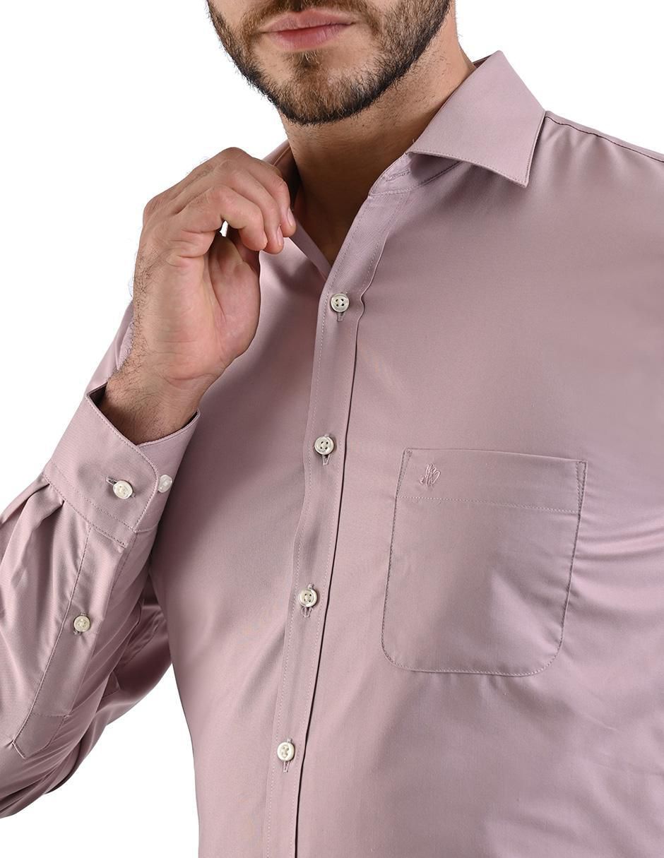 Camisa de vestir manga larga para hombre