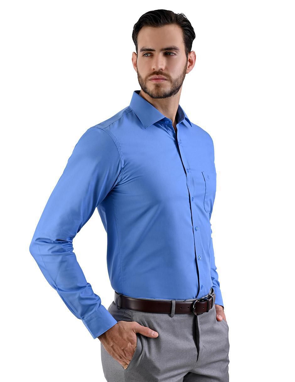Camisa de vestir manga larga para hombre 3