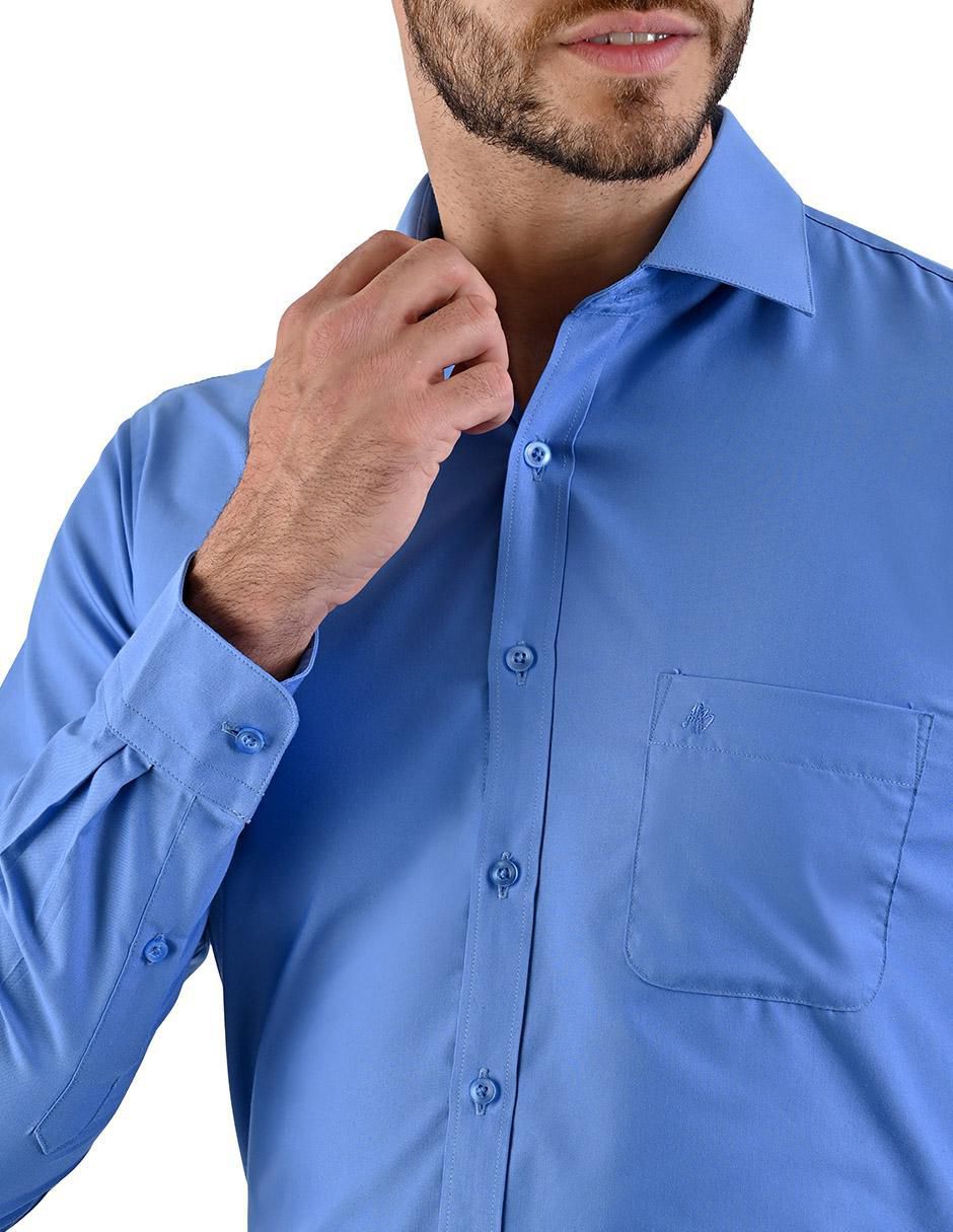Camisa de vestir manga larga para hombre 4