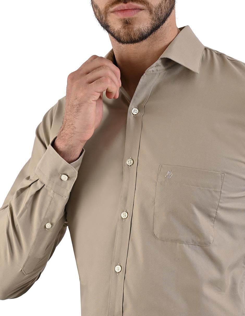 Camisa de vestir manga larga para hombre 4