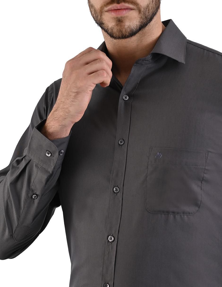 Camisa de vestir manga larga para hombre 4