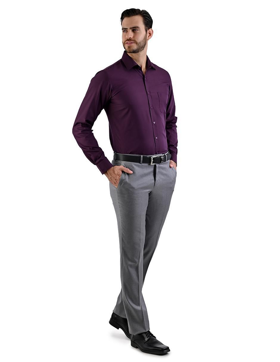 Camisa de vestir manga larga para hombre 3