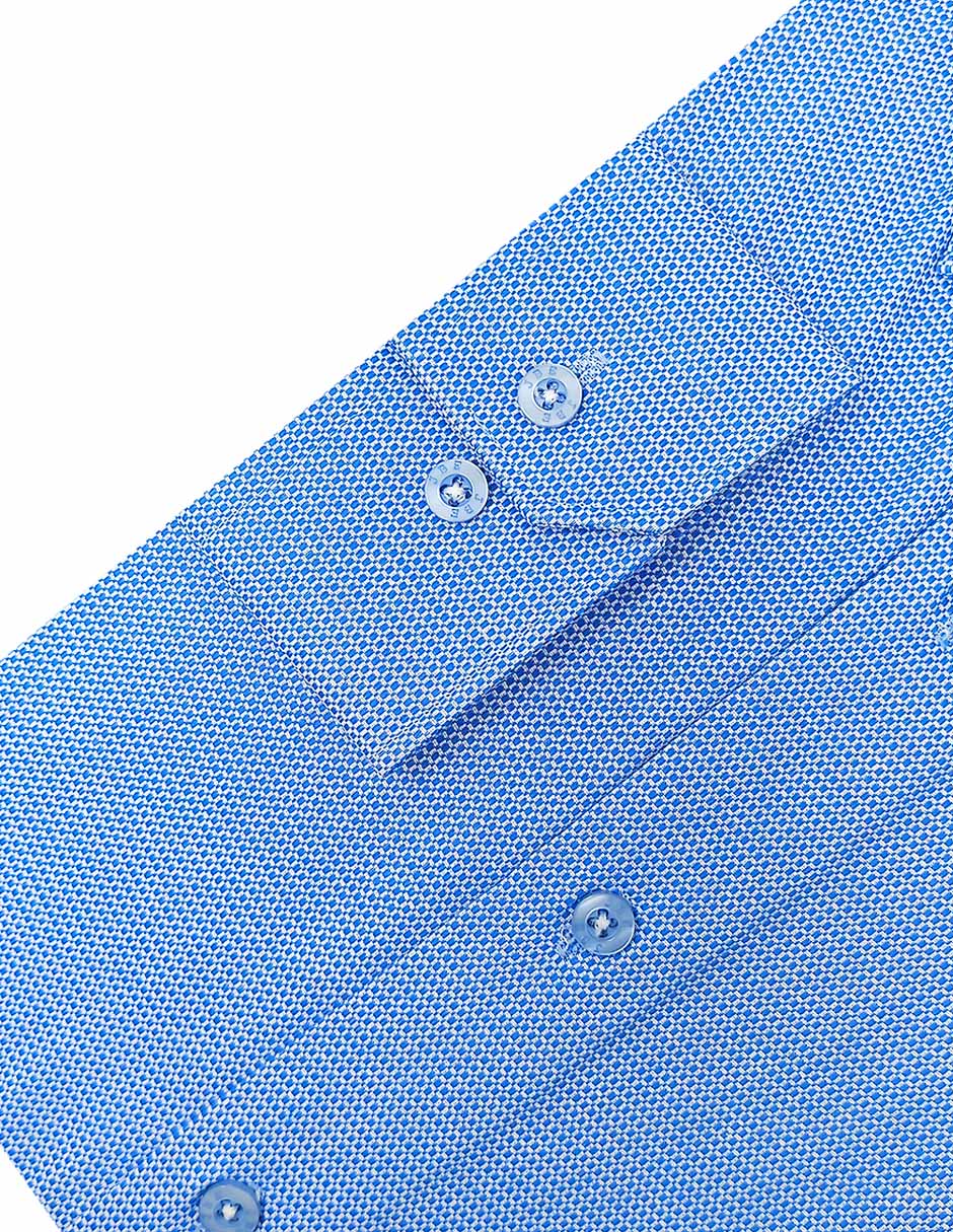 Camisa formal manga larga para hombre 4