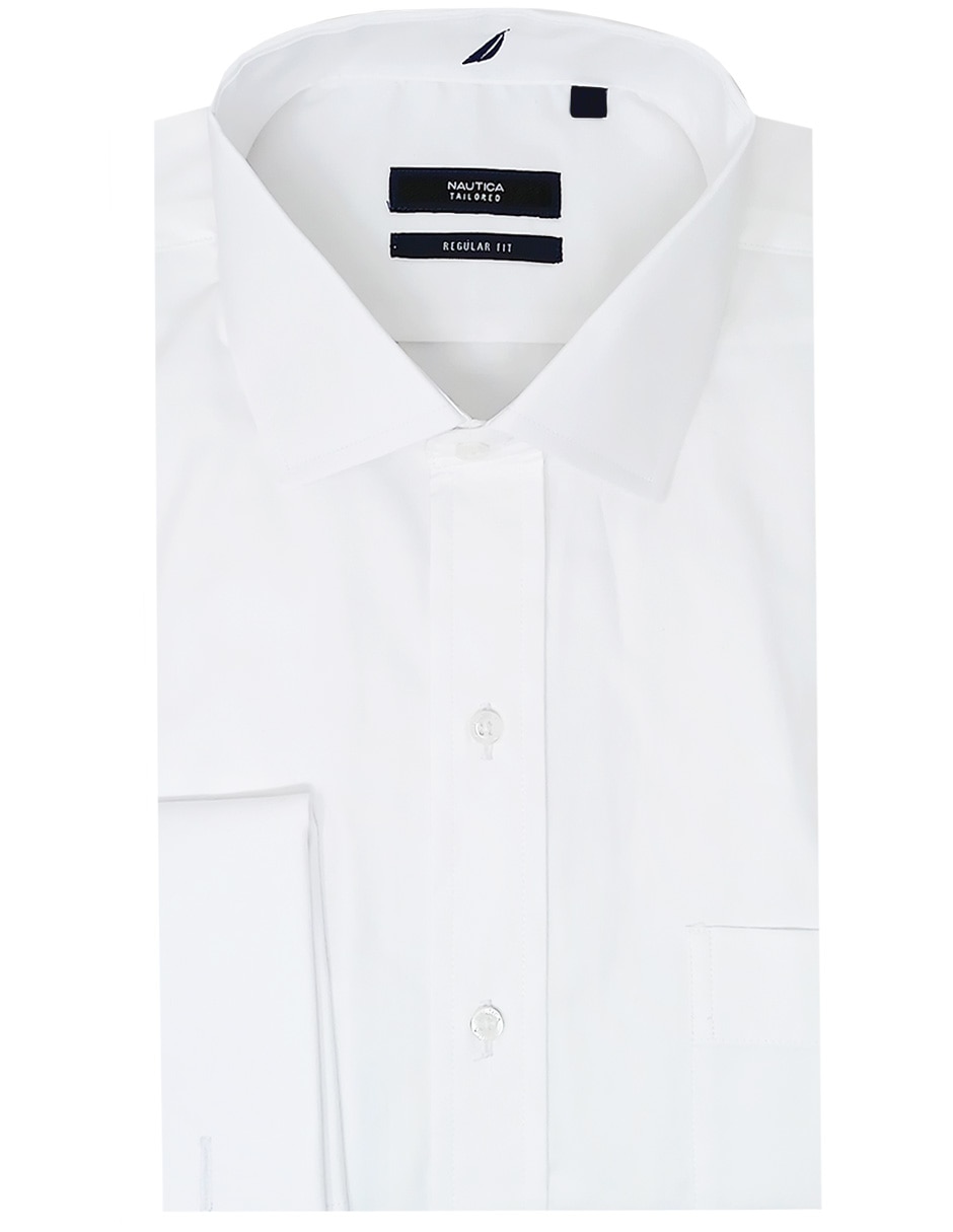 Camisa de vestir formal de algodón manga larga para hombre 1