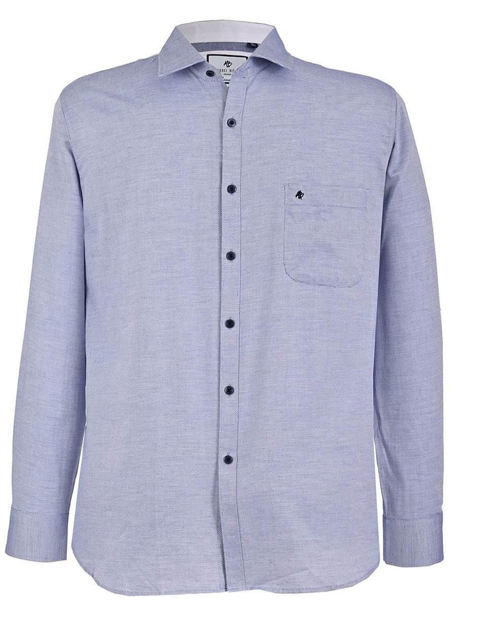 Camisa business casual de algodón manga larga para hombre Camisa business casual de algodón manga larga para hombre