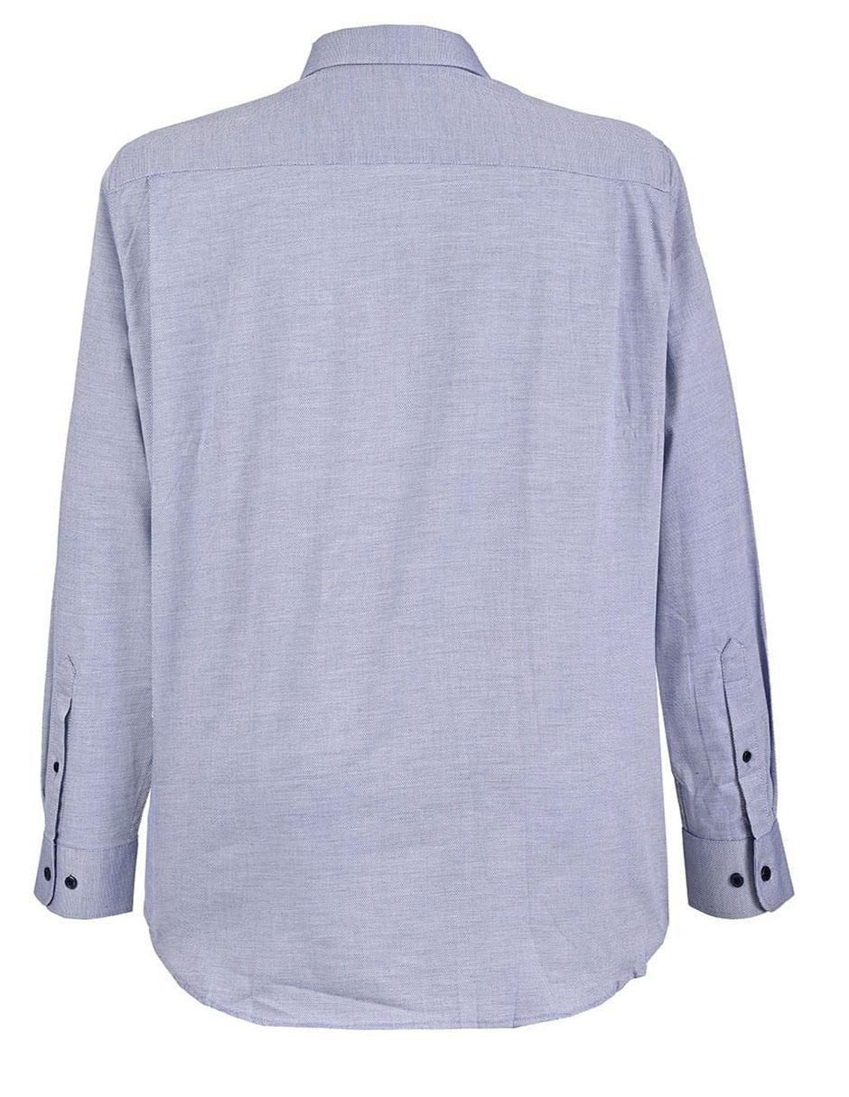Camisa business casual de algodón manga larga para hombre 5