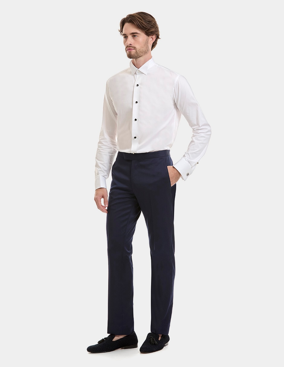 Camisa etiqueta de algodón manga larga para hombre 6